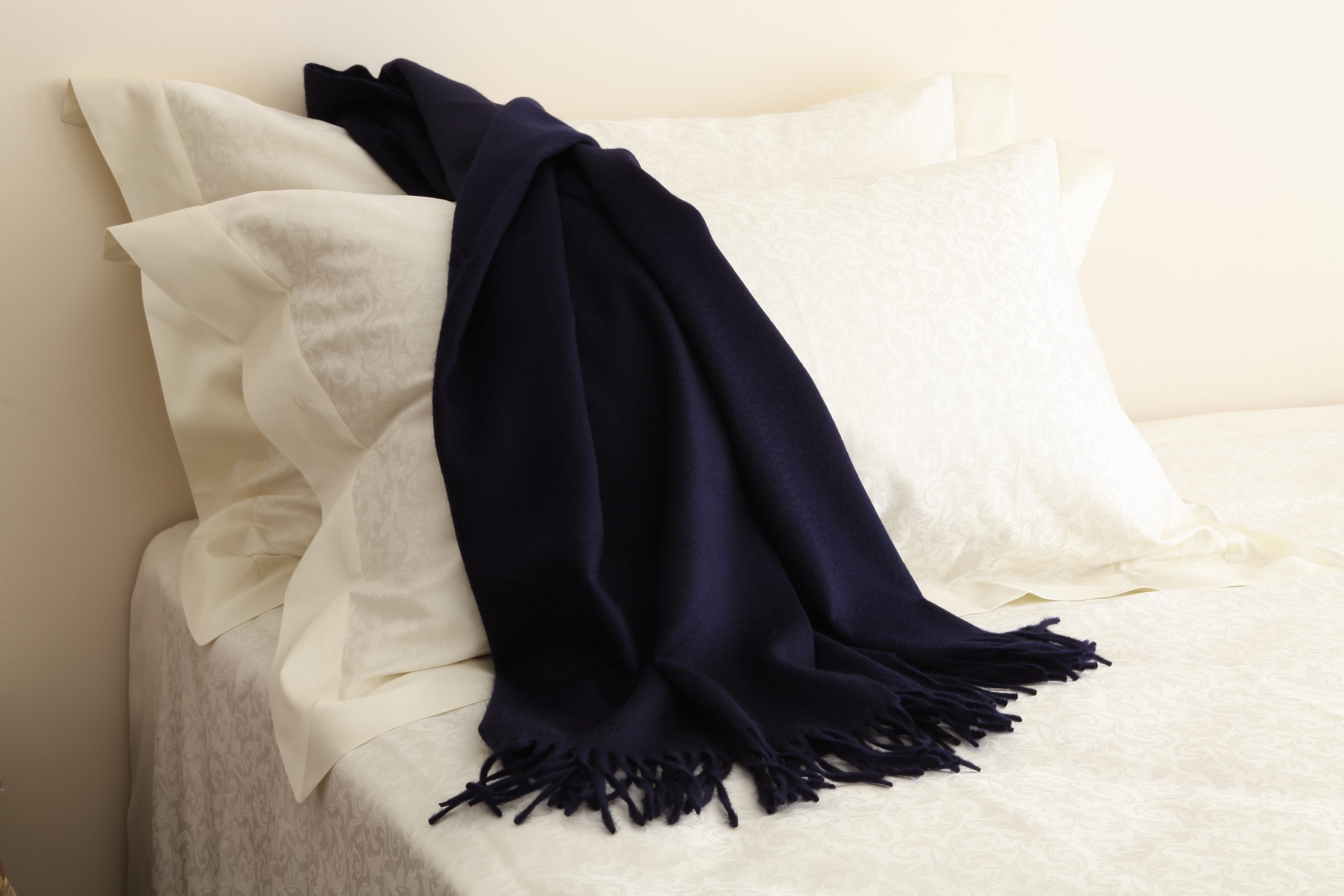 scarf, pashmina, the bed