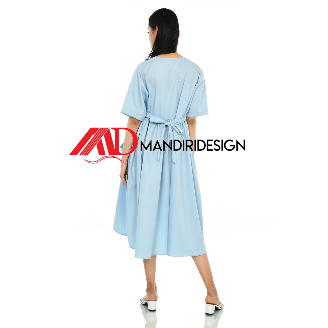 Maternity Baju Hamil Warna Baby Blue - Gambar 8
