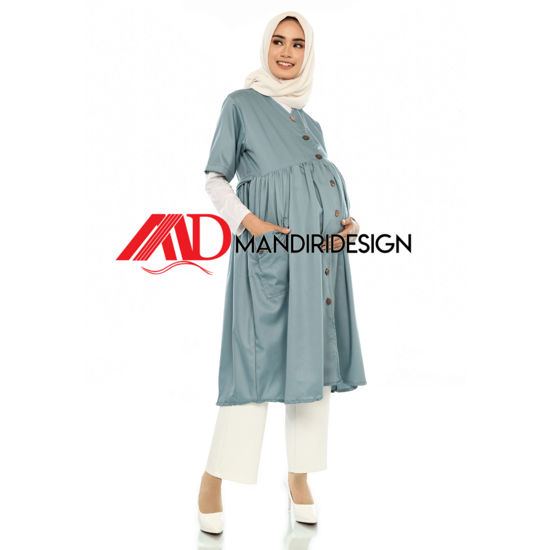 Maternity Baju Hamil Warna Wardah - Gambar 7