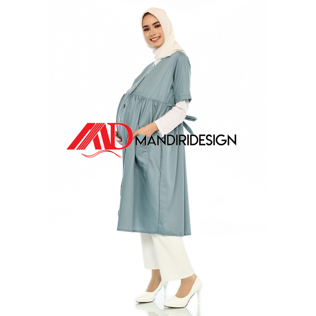 Maternity Baju Hamil Warna Wardah - Gambar 6