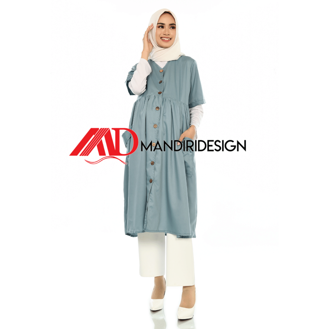 Maternity Baju Hamil Warna Wardah - Gambar 5