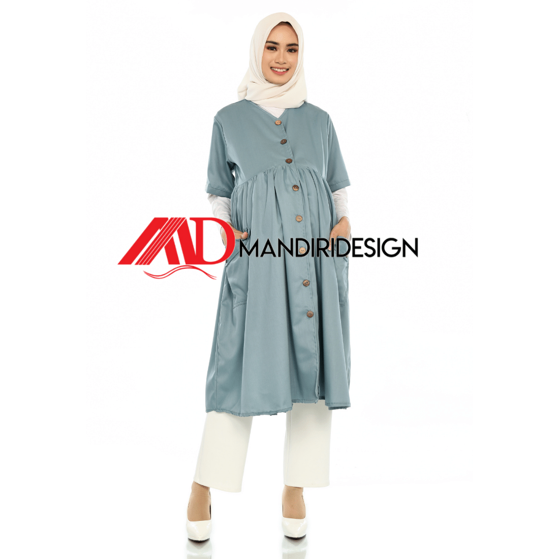 Maternity Baju Hamil Warna Wardah - Gambar 4