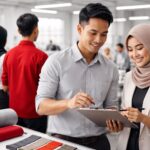 Tim purchasing perusahaan mengevaluasi vendor konveksi dengan checklist kualitas dan produksi seragam kerja