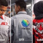 Perbandingan sablon plastisol, DTF, dan sublimasi pada seragam kerja perusahaan dengan hasil detail dan tahan lama